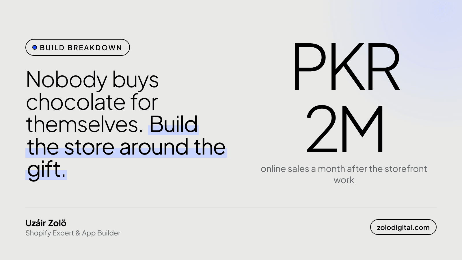 How do you build a Shopify store for a gifting brand?
