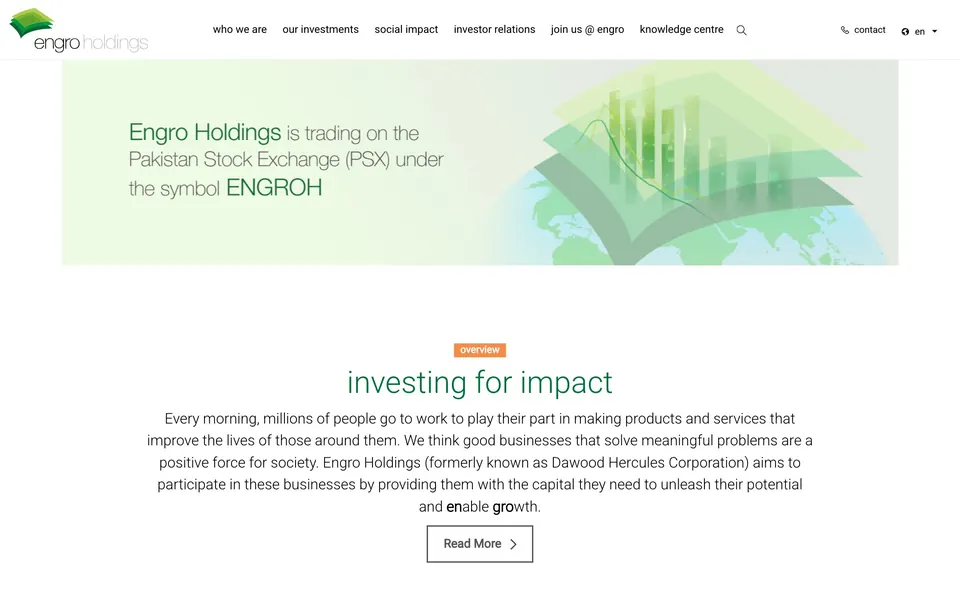 Engro's website
