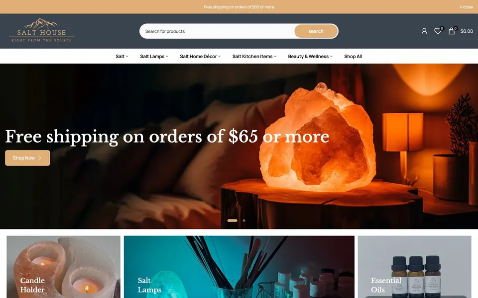 Salt House's website
