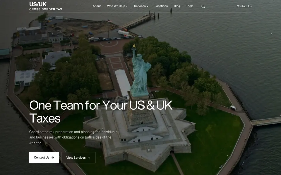 US UK Cross Border Tax's website